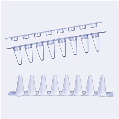 Пробірки та планшети Biologix PCR QPCR {{0}}}.1 мл 0,2 мл PP Матеріал прозорий і білий, не містить РНКази ДНКази та ендотоксину